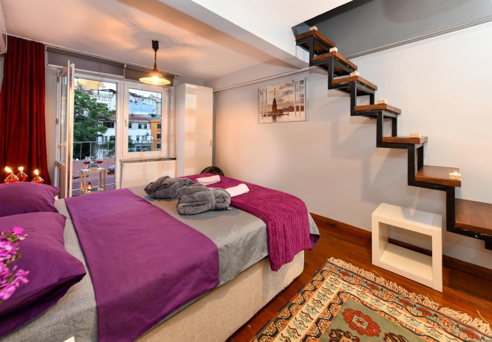 The Maiden Tower From Your Bedroom Romantic View, In Taksim Square Apartment